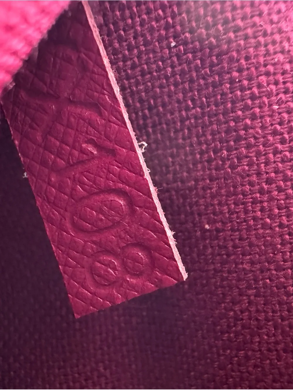 Louis Vuitton Magenta Card Holder Wallet